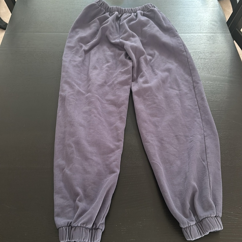 Brandy Melville, navy purple sweatpants only worn twice - Picture 3 of 3